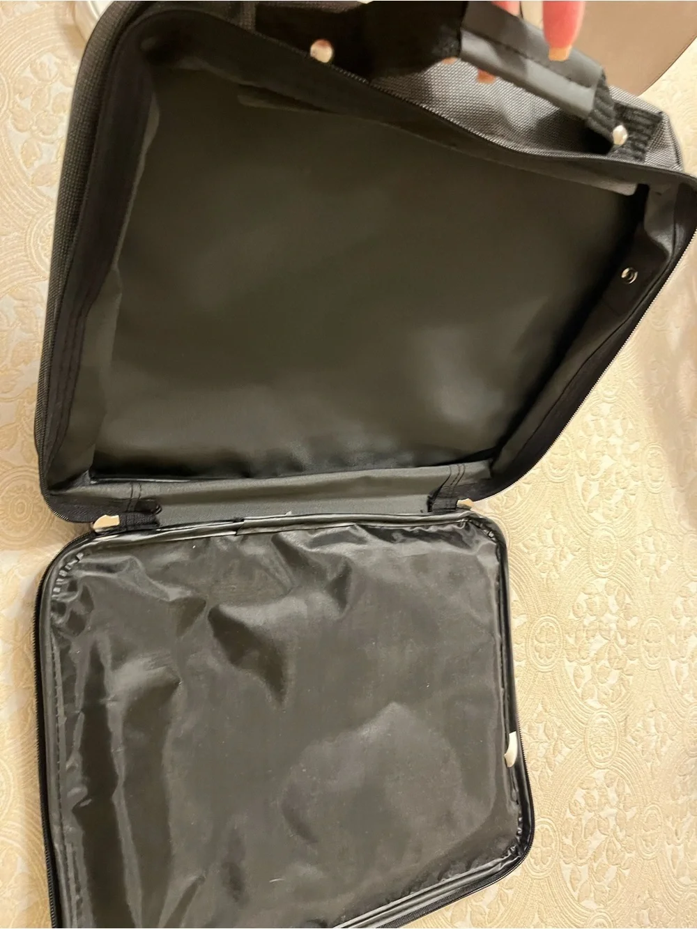Gray and Black Laptop Briefcase Bag-NWOT